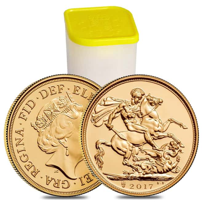 2017 Great Britain Gold British Sovereign 200th Anniv. Privy BU