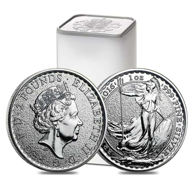 2016 Great Britain 1 oz Silver Britannia Coin BU
