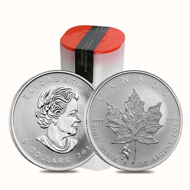 2016 1 oz Silver Canadian Maple Leaf Bigfoot Privy Reverse Proof $5 Coin BU