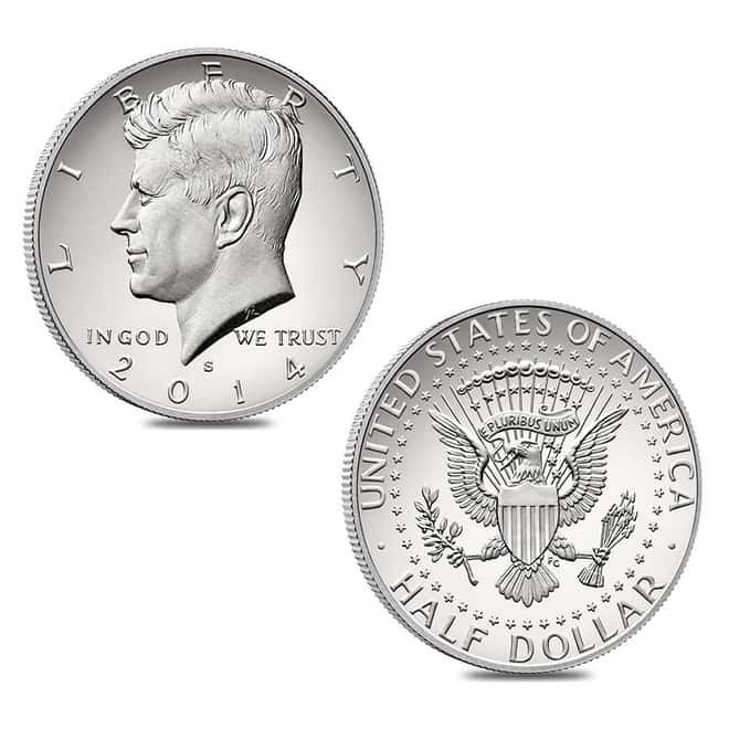2014 Kennedy Silver Half-Dollar 50th Ann 4-Coin Set (In Cap)