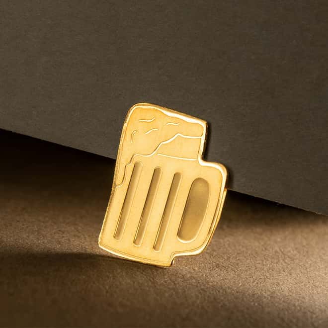 1/2 gram Gold Beer Mug Palau Coin .9999 Fine