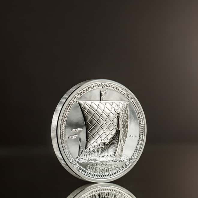 2023 Isle of Man 2 oz Proof Silver One Noble Coin