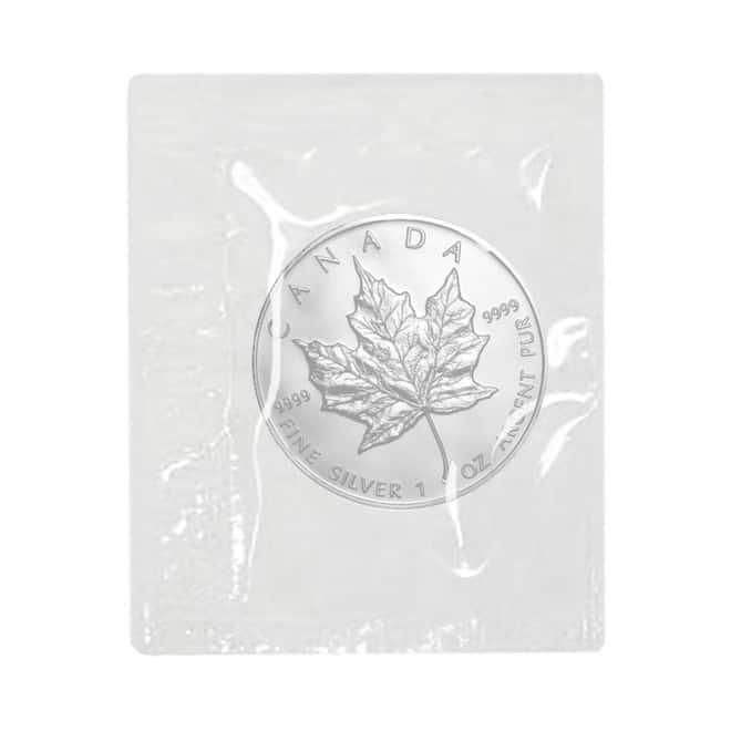 1999 1 oz Silver Canadian Maple Leaf .9999 Fine $5 Coin BU (Sealed)