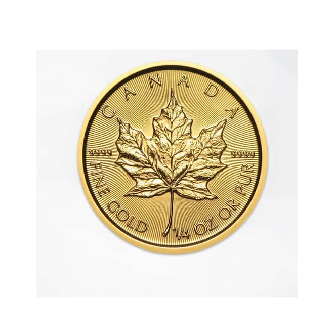 2018 1/4 oz Canadian Gold Maple Leaf $10 Coin .9999 Fine BU (Sealed)