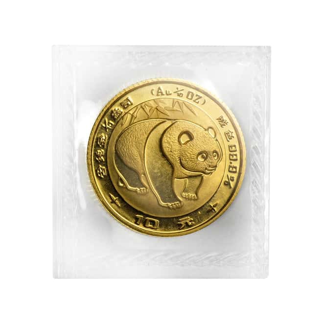1983 1/10 oz Chinese Gold Panda 10 Yuan BU (Sealed)