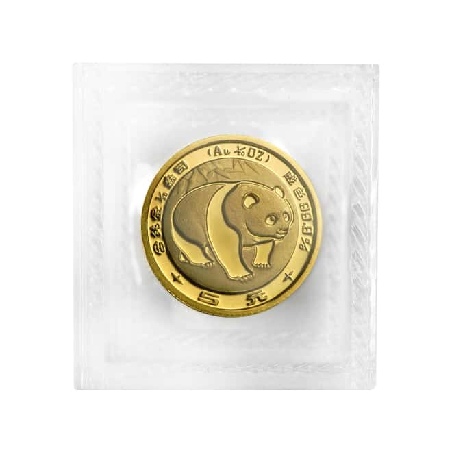 1983 1/20 oz Chinese Gold Panda 5 Yuan BU (Sealed)