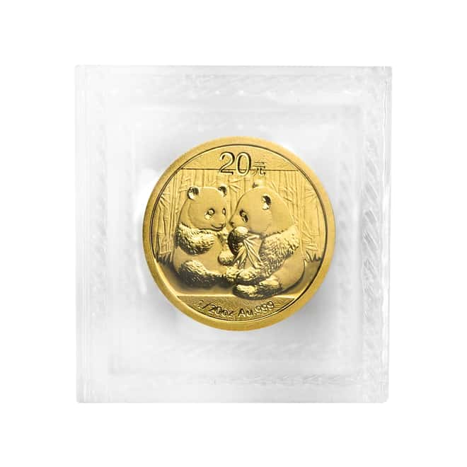 2009 1/20 oz Chinese Gold Panda 20 Yuan BU (Sealed)