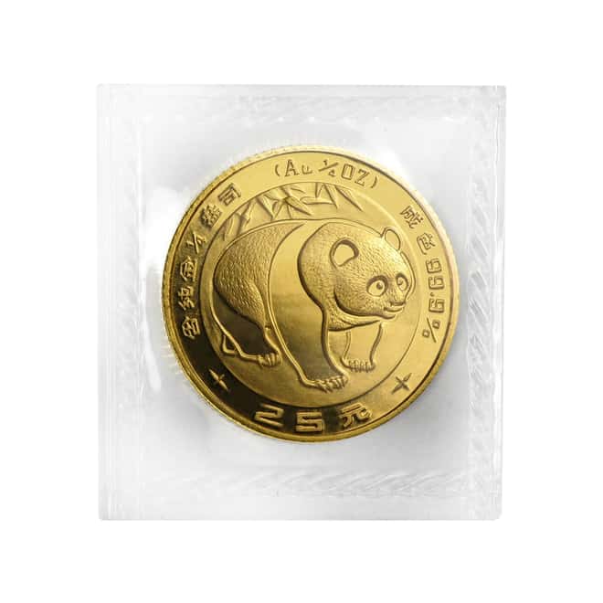 1983 1/4 oz Chinese Gold Panda 25 Yuan BU (Sealed)