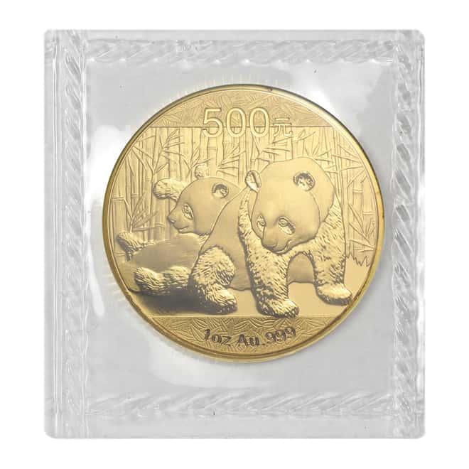 2010 1 oz Chinese Gold Panda 500 Yuan BU (Sealed)