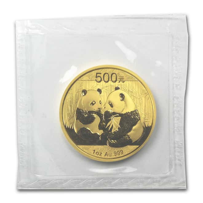 2009 1 oz Gold China Panda 500 Yuan Coin (Sealed)