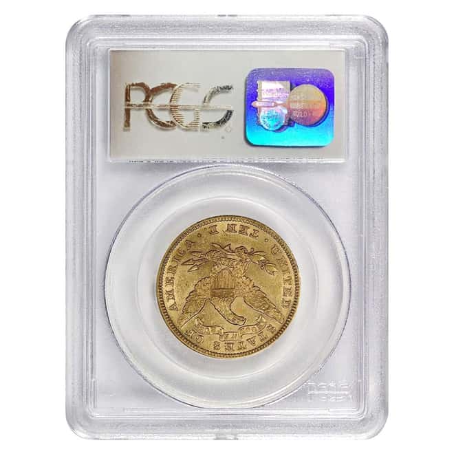 $10 Liberty Head Gold Eagle PCGS AU 55 (Random Year)