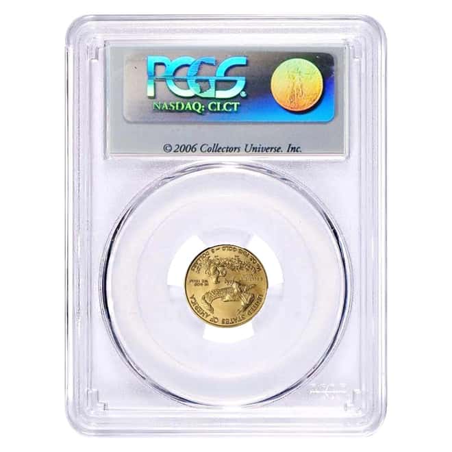 2016 1/10 oz $5 Gold American Eagle PCGS MS 70 First Strike