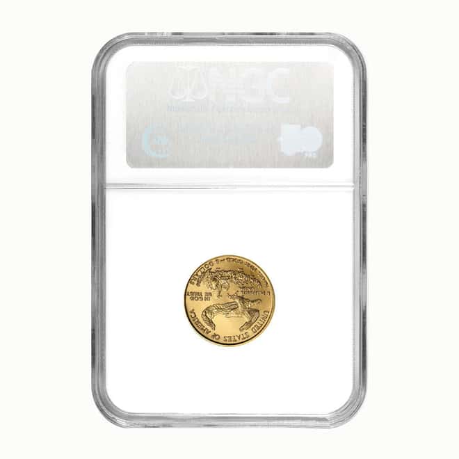 2007 1/10 oz Gold Eagle $5 NGC MS 70 Early Releases