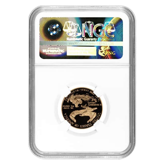 1995 W 1/4 oz $10 Proof Gold American Eagle NGC PF 69 UCAM