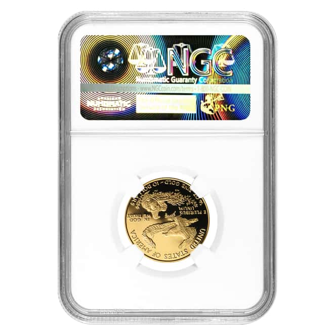 1998 W 1/4 oz $10 Gold American Eagle NGC PF 69 Ultra Cameo