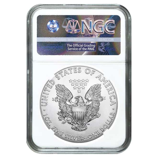 2015 1 oz Silver American Eagle $1 Coin NGC MS 70 Early Releases