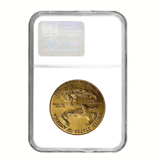 1996 1 oz $50 Gold American Eagle NGC MS 69