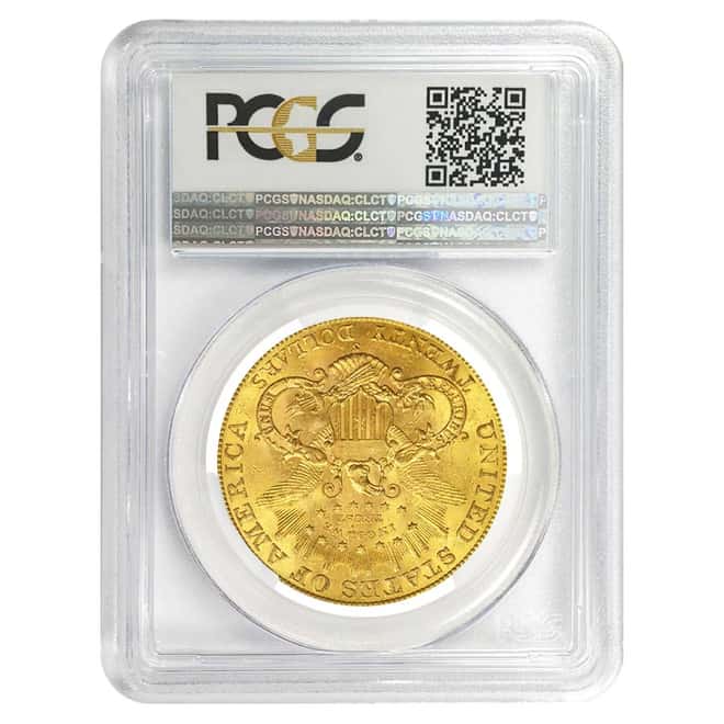 1900 $20 Gold Double Liberty Head Eagle Coin PCGS MS 63