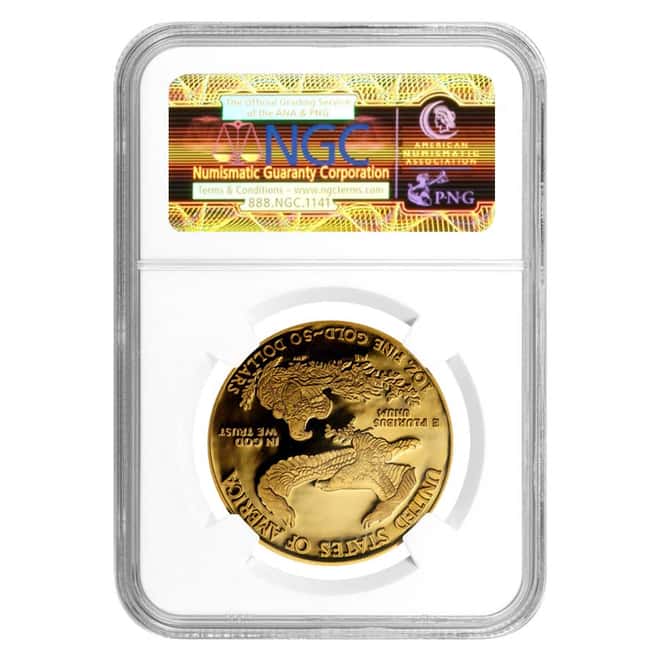 2010 W 1 oz $50 Gold American Eagle NGC PF 70 Early Releases