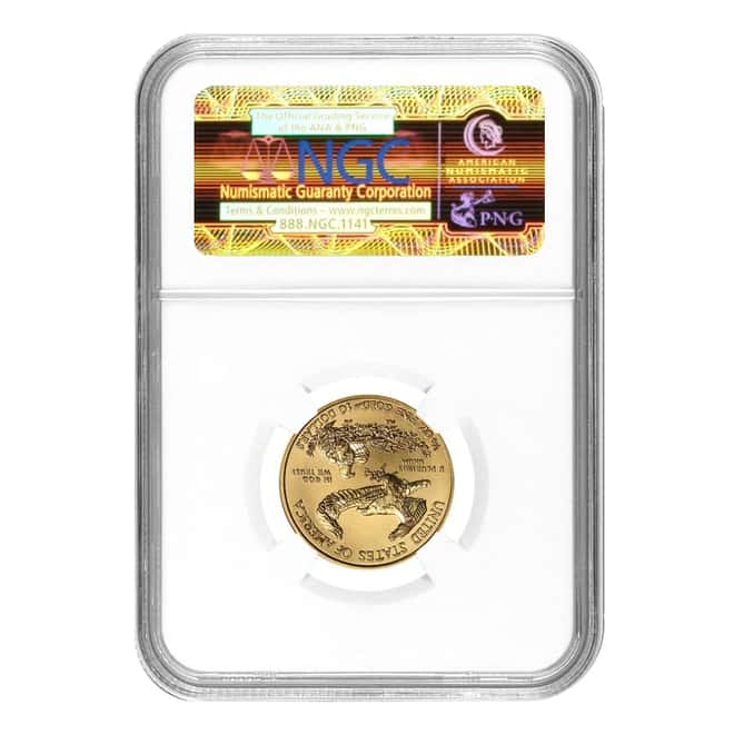 2010 W 1/4 oz $10 Gold American Eagle NGC PF 70 Early Releases    