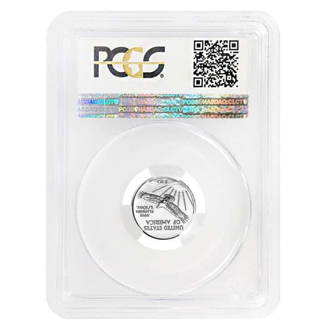 1997 1/10 oz Platinum Eagle PCGS MS 68