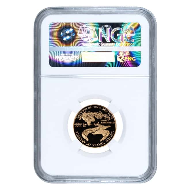 1990 P 1/4 oz $10 Gold American Eagle NGC PF 69 Ultra Cameo