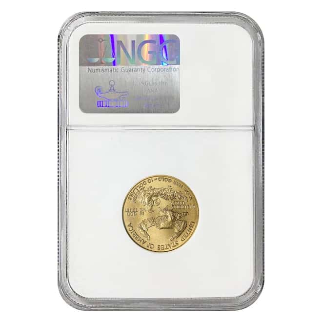 2004 1/4 oz $10 Gold American Eagle NGC MS 69