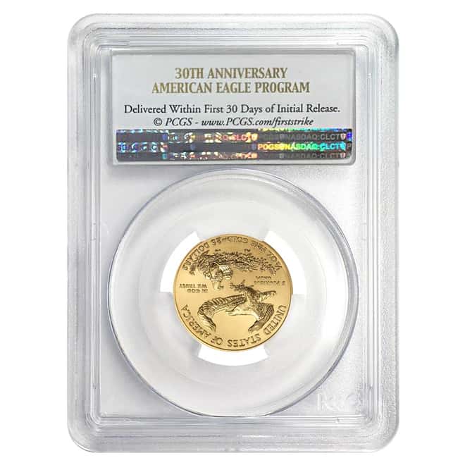 2016 1/2 oz Gold American Eagle PCGS MS 70 First Strike (Eagle Label)