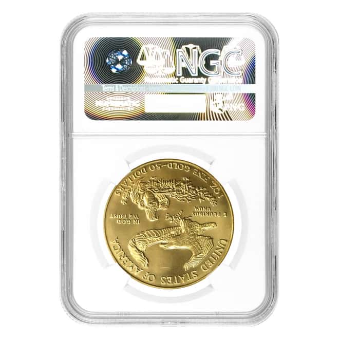 1988 1 oz $50 Gold American Eagle NGC MS 69