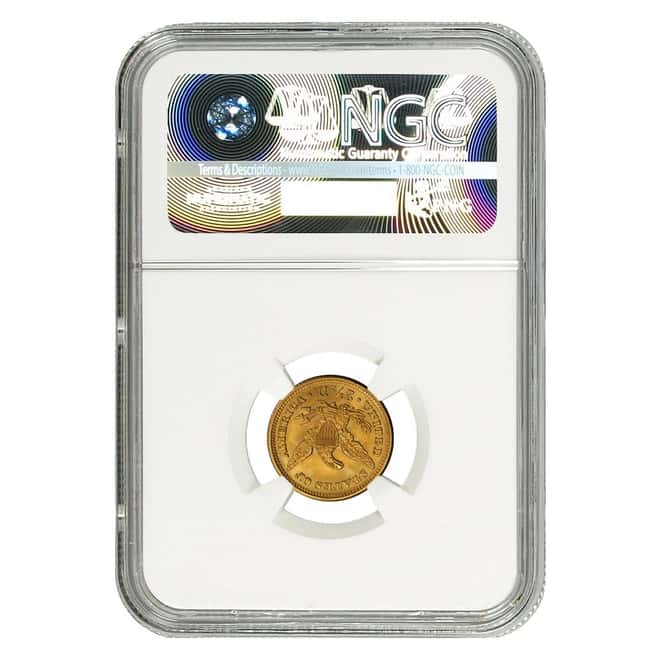 1905 $2.5 Liberty Head Gold Quarter Eagle Coin NGC MS 61