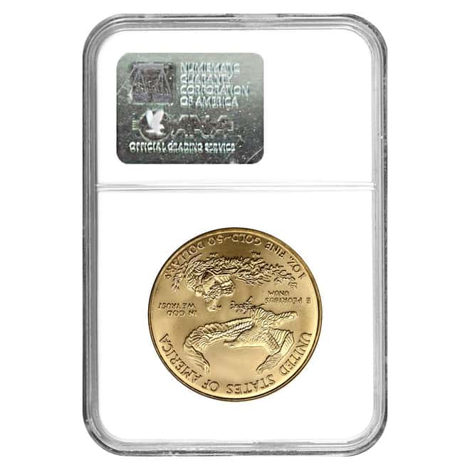 2000 1 oz $50 Gold American Eagle NGC MS 69