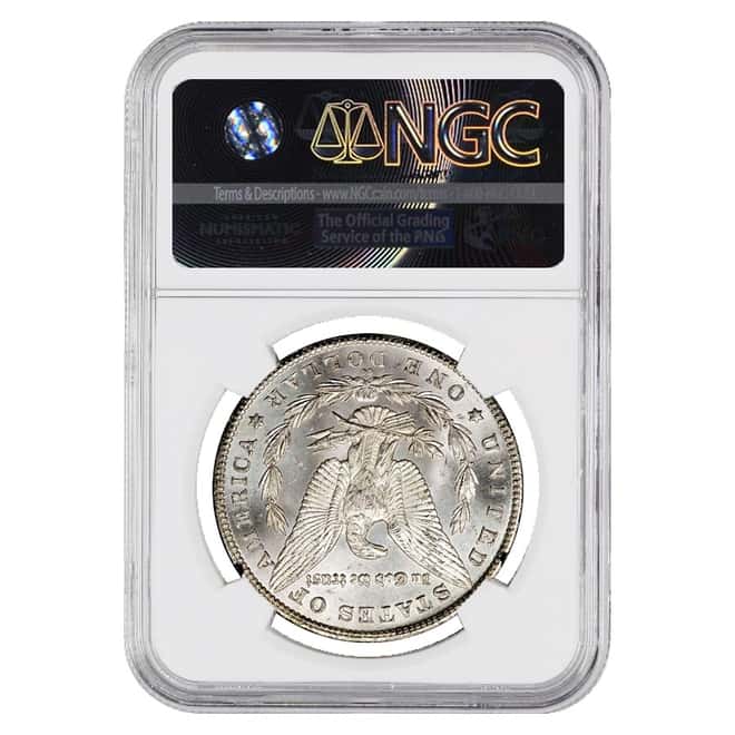 1880 CC Silver Morgan Dollar NGC MS 62