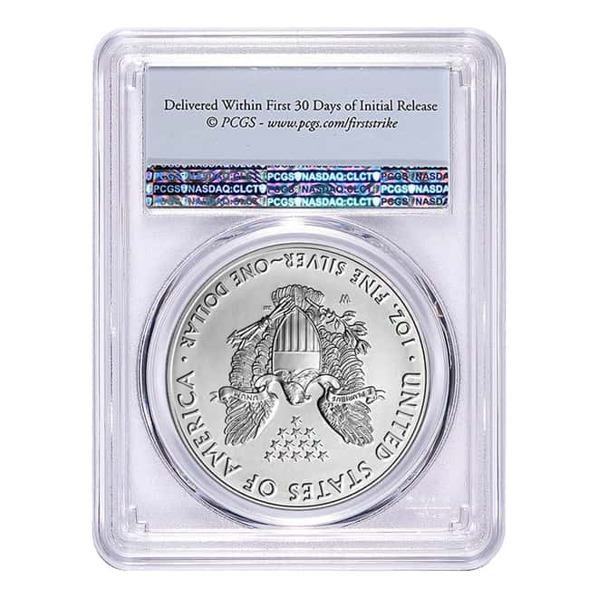 2016-W 1 oz Burnished Silver American Eagle PCGS SP 70 First Strike - 30th Anniversary