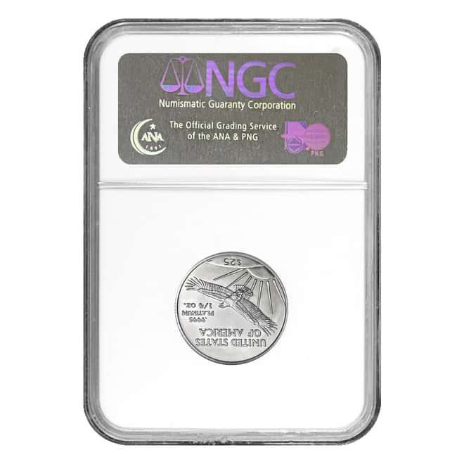 2006 1/4 oz $25 Platinum Eagle NGC MS 70 Early Releases