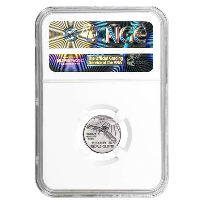 1997 1.85 oz Platinum American Eagle 4-Coin Set NGC MS 70/69 - First Year of Issue