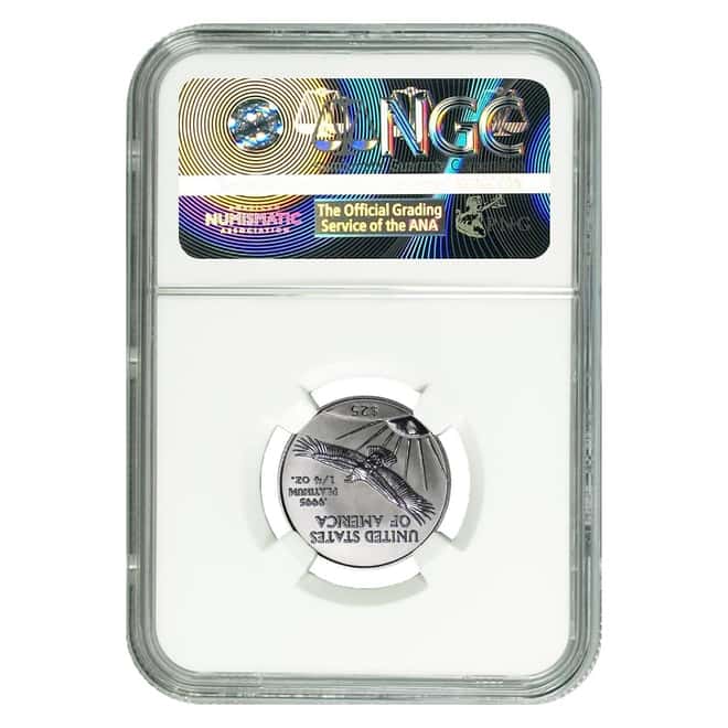 1997 1.85 oz Platinum American Eagle 4-Coin Set NGC MS 70/69 - First Year of Issue