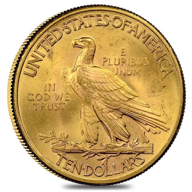 1932 $10 Indian Head Eagle Gold Coin NGC MS 62