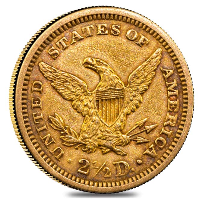 1878 $2.5 Liberty Head Quarter Eagle Gold Coin NGC AU 58