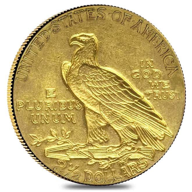 $2.5 Indian Gold Eagle Coin (Random Year)