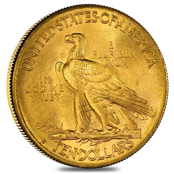 1914 S $10 Indian Head Eagle Gold Coin NGC AU 55