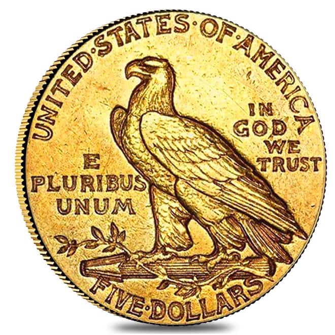 1911 $5 Indian Head Gold Half Eagle Coin NGC AU Details