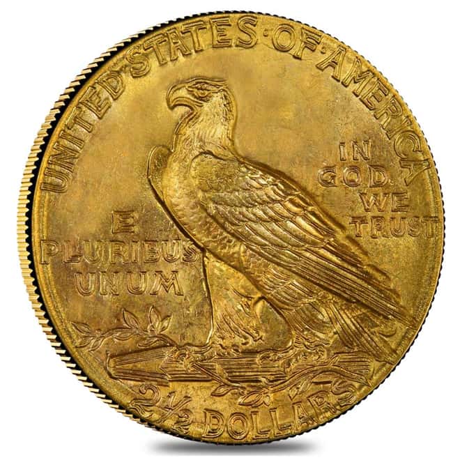 1914 $2.5 Gold Quarter Eagle Indian Head NGC AU 58