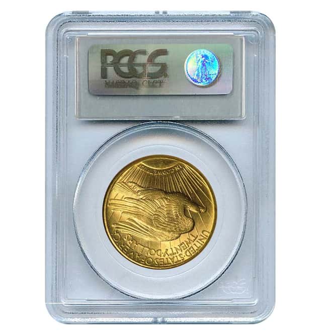 1911 D/D $20 Gold St. Gaudens Double Eagle Coin PCGS MS 64 RPM FS-501