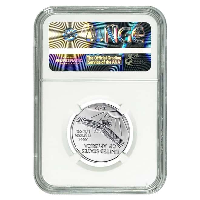 1997 1.85 oz Platinum American Eagle 4-Coin Set NGC MS 70/69 - First Year of Issue