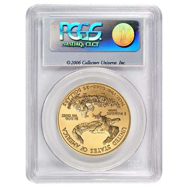 2006 1/2 oz $25 Gold American Eagle PCGS MS 69 First Strike