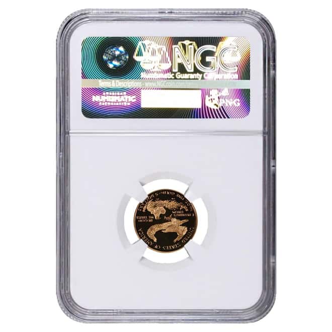 2000 W 1/10 oz Gold Eagle $5 NGC PF 69 UCAM