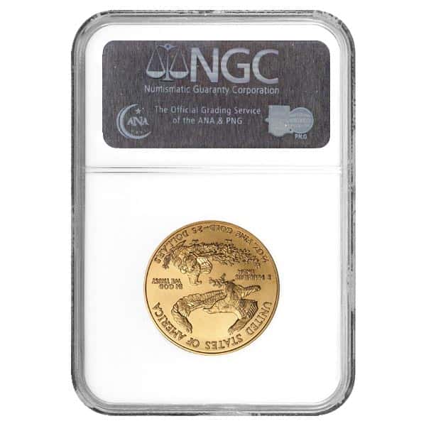 2008 1/2 oz Gold American Eagle $25 NGC MS 69