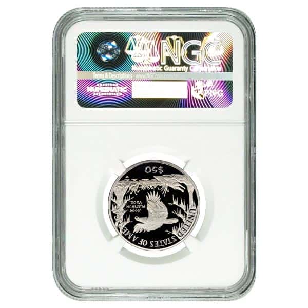 1999-W 1/2 oz Platinum American Eagle $50 Proof Coin NGC PF 70 Ultra Cameo