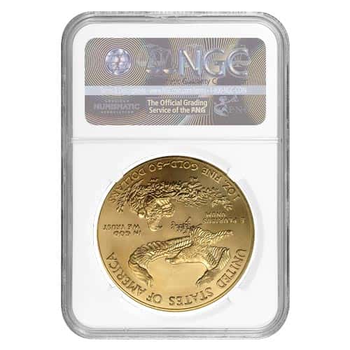 2010 1 oz $50 Gold American Eagle NGC MS 69