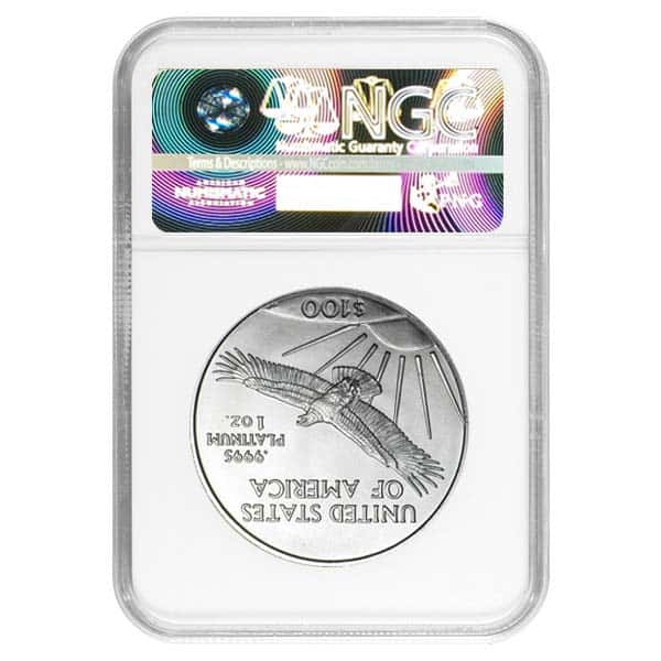 2004 1 oz $100 Platinum American Eagle Coin NGC MS 69